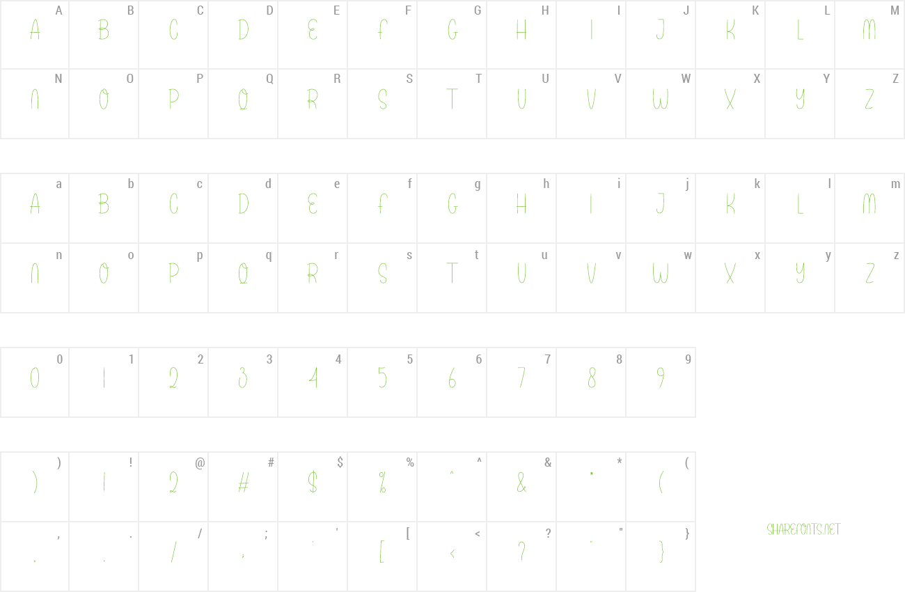 Font Fat Baby preview